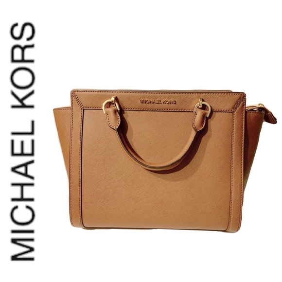 NWT authentic MK genuine leather Brandi satchel - Picture 4 of 6